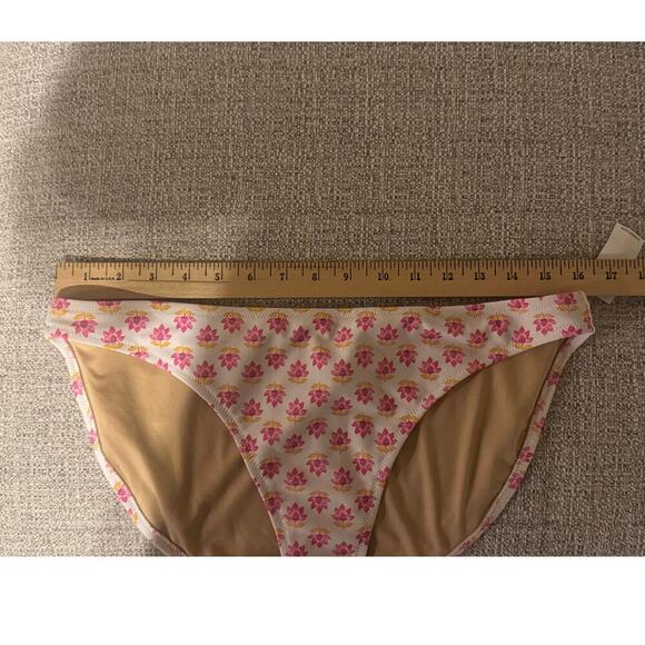 Old Navy Smocked Bandeau Longline Bikini Swim Top Size Small Bottoms Size Large - Picture 14 of 14